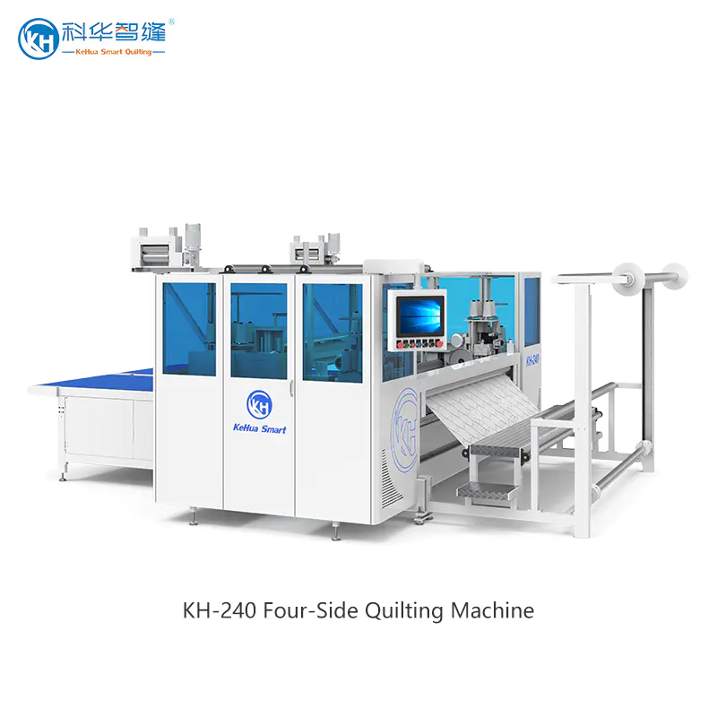KH-240 Four-Side Quilting Machine + KH-CM1 Conveyor Machine